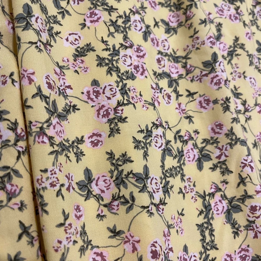 Torrid Yellow Floral Mini Dress - Picture 9 of 13